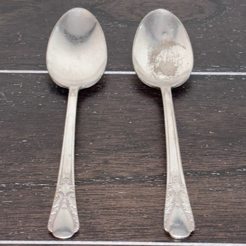Wm Rogers Mfg‎ Co | Original Rogers | Silverplate | Avalon Cabin | Set of 2 Tsp